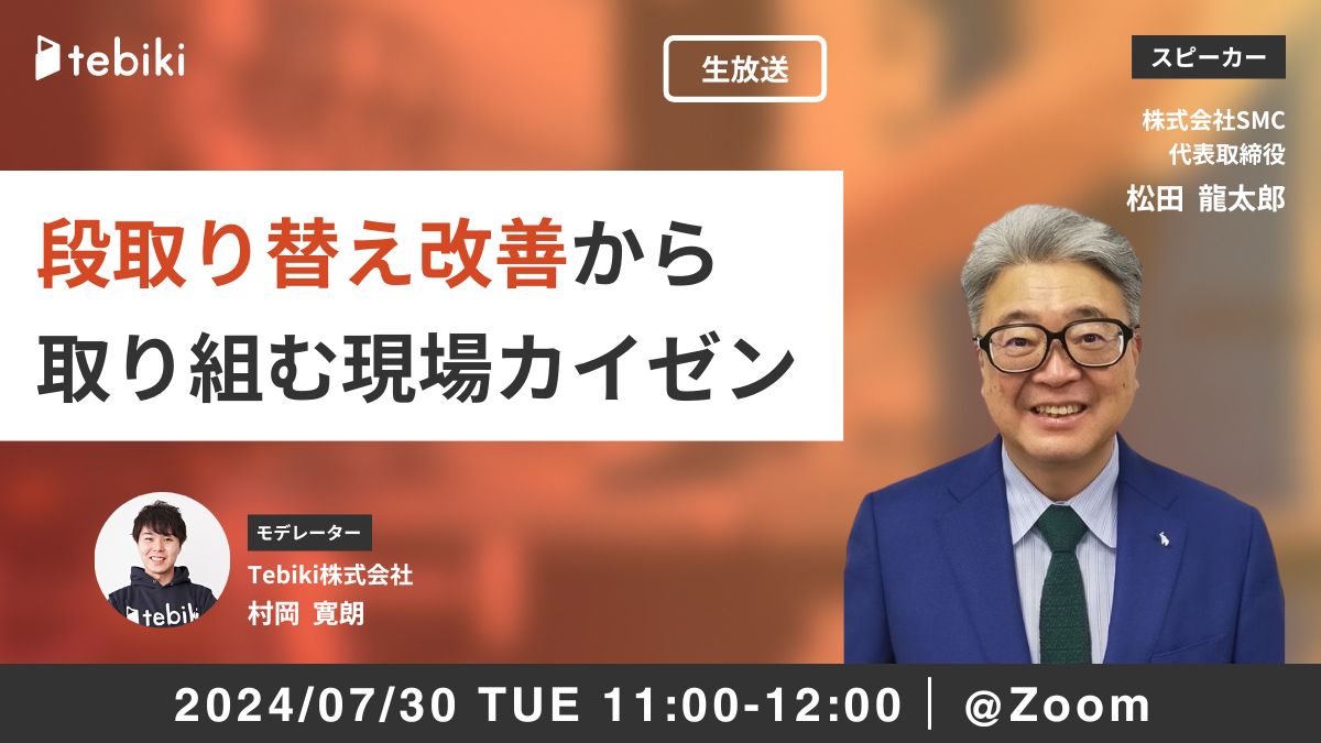 段取り替え改善から取り組む 現場カイゼン
